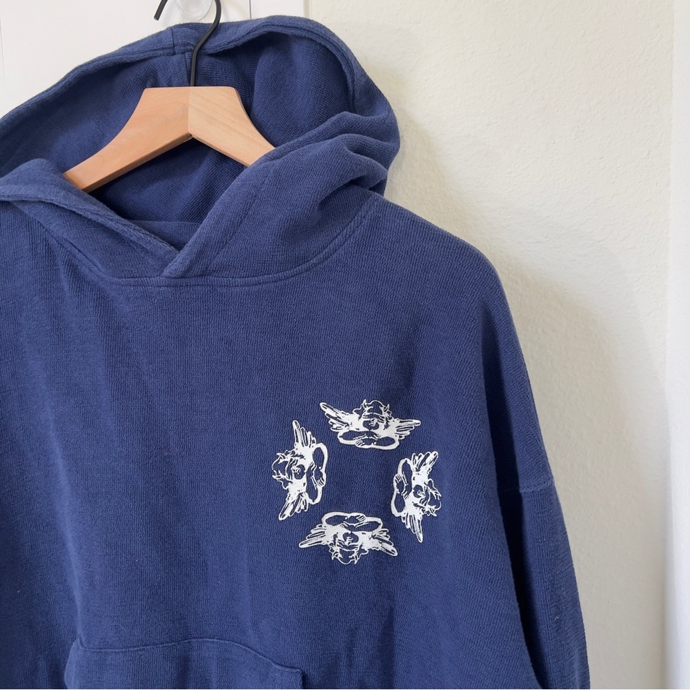 Boys Lie Pamela V3 Racer Hoodie in Navy Blue - Picture 4 of 8